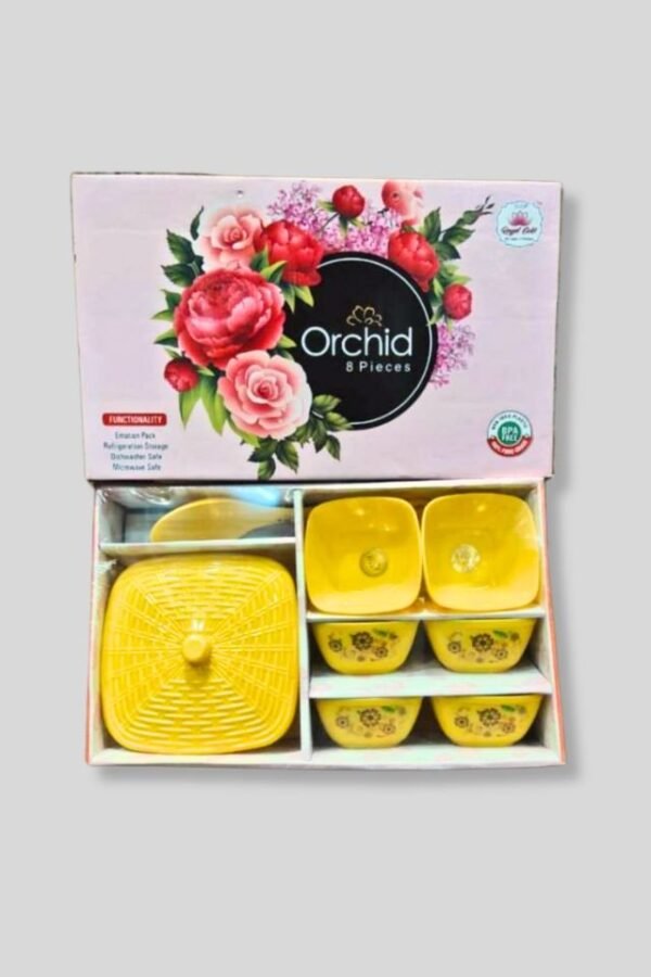 Orchid 9 Piece Pudding Set
